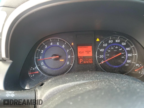 2009 Infiniti FX35 with VIN JNRAS18W29M155135, listed as a Copart auction lot 79048084 with 177,262 mi miles and Salvage Title. Bid and sale history available at carsss.com. Image 9.