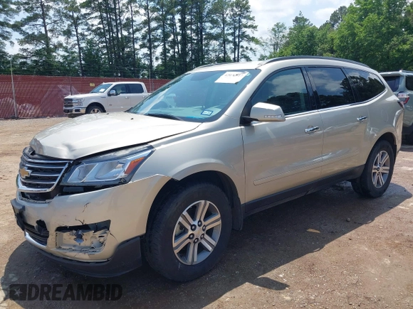 2015 Chevrolet Traverse LT z VIN 1GNKRHKD7FJ109076, wystawiony jako IAAI lot #42032817 z przebiegiem 62 830 mil mil oraz . Historia ofert i sprzedaży dostępna na DreamBid. Obrazek 18.
