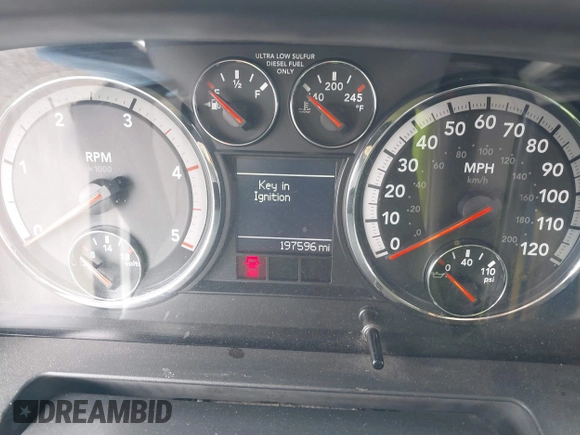 2012 Ram 2500 Big Horn with VIN 3C6UD5DL8CG119834, listed as a IAAI auction lot 39124274 with 197,596 mi miles. Bid and sale history available at carsss.com. Image 7.