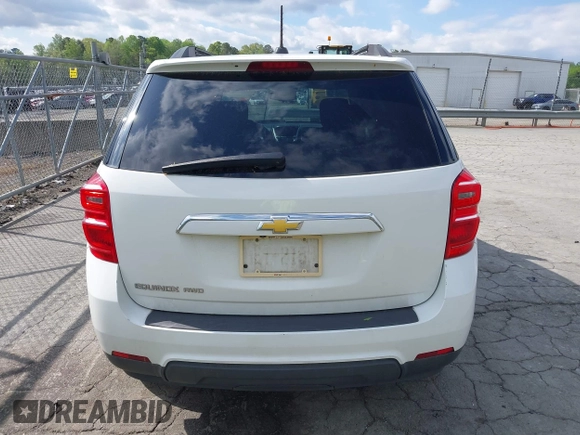 2017 Chevrolet Equinox LT with VIN 2GNFLFEK1H6215590, listed as a IAAI auction lot 41986847 with 156,406 mi miles and . Bid and sale history available at DreamBid. Image 16.