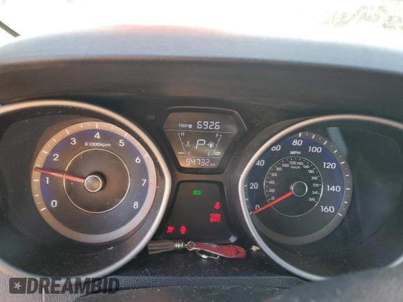 2014 Hyundai Elantra z VIN KMHDH6AH7EU028262, wystawiony jako Copart lot #56539675 z przebiegiem 94 732 mil mil oraz Tytuł czysty. Historia ofert i sprzedaży dostępna na DreamBid. Obrazek 9.
