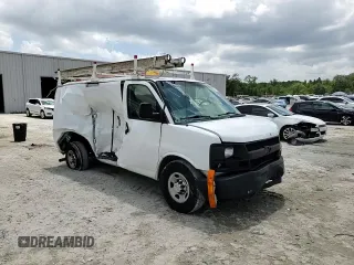 2013 Chevrolet Express Cargo with VIN 1GCWGFBA4D1105381, listed as a Copart auction lot 60138065 with 209,922 mi miles and Salvage title. Bid and sale history available at DreamBid. Image 14.