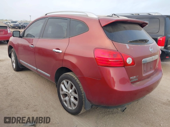 2013 Nissan Rogue S with VIN JN8AS5MTXDW000305, listed as a IAAI auction lot 41803380 with 213,485 mi miles and . Bid and sale history available at DreamBid. Image 3.