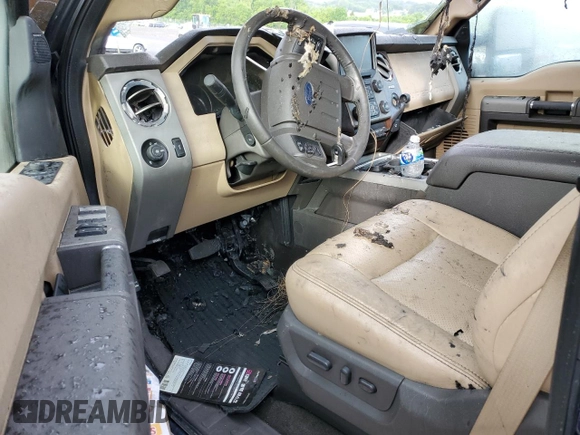 2016 Ford F-250 Lariat with VIN 1FT7W2B6XGEA10011, listed as a Copart auction lot 58226205 with Not provided miles and Salvage title. Bid and sale history available at DreamBid. Image 8.
