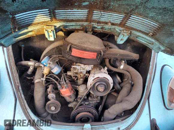 1968 Volkswagen Beetle with VIN 118017996, listed as a Copart auction lot 76961714 with 31,631 mi miles and Clean Title. Bid and sale history available at DreamBid. Image 11.