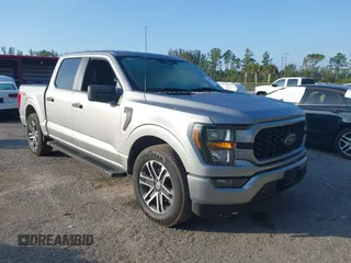 2023 Ford F-150 XL with VIN 1FTEW1CPXPKF95943, listed as a IAAI auction lot 41476642 with 37,250 mi miles and . Bid and sale history available at DreamBid. Image 1.