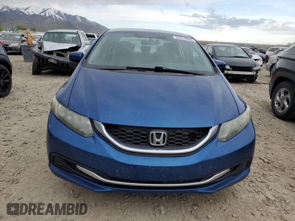 2014 Honda Civic Sedan LX with VIN 19XFB2F51EE008366, listed as a Copart auction lot 54518695 with 170,628 mi miles and Clean Title. Bid and sale history available at carsss.com. Image 5.