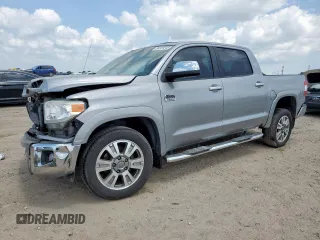 2016 Toyota Tundra Platinum z VIN 5TFGW5F13GX194969, wystawiony jako Copart lot #58229245 z przebiegiem 118 574 mil mil oraz Szkoda całkowita • Salvage title. Historia ofert i sprzedaży dostępna na DreamBid. Obrazek 1.