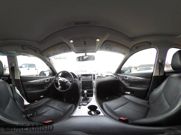 2015 Infiniti Q50 with VIN JN1BV7AP7FM357534, listed as a IAAI auction lot 41440900 with 101,982 mi miles. Bid and sale history available at carsss.com. Image 18.