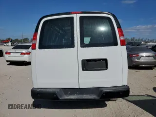 2021 Chevrolet Express Cargo with VIN 1GCWGAF73M1242040, listed as a Copart auction lot 41589245 with 41,195 mi miles and Salvage title. Bid and sale history available at DreamBid. Image 6.