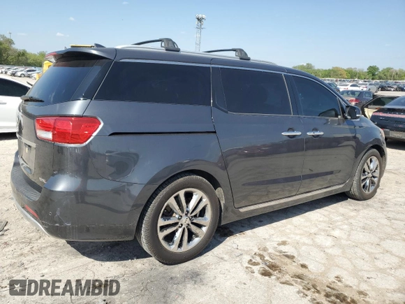 2017 Kia Sedona SX-L with VIN KNDME5C14H6271933, listed as a Copart auction lot 53614575 with 166,429 mi miles and Clean Title. Bid and sale history available at carsss.com. Image 3.