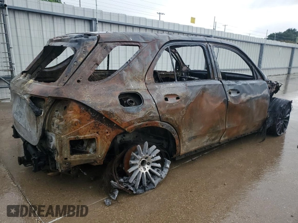 2022 Mercedes-Benz GLE 450 with VIN 4JGFB5KB2NA628428, listed as a Copart auction lot 54401765 with Not provided miles and Non repairable. Bid and sale history available at DreamBid. Image 3.