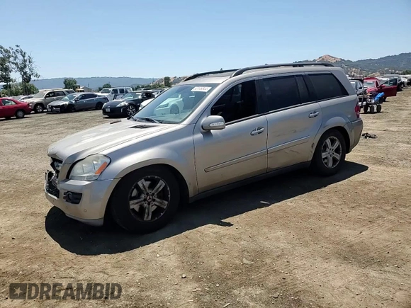 2007 Mercedes-Benz GL-Class with VIN 4JGBF71E97A195803, listed as a Copart auction lot 63149844 with 129,708 mi miles and Salvage Title. Bid and sale history available at carsss.com. Image 12.