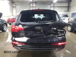 2012 Audi Q7 3.0T S line with VIN WA1DGAFE8CD008344, listed as a Copart auction lot 45141055 with 131,769 mi miles and Salvage Title. Bid and sale history available at carsss.com. Image 6.