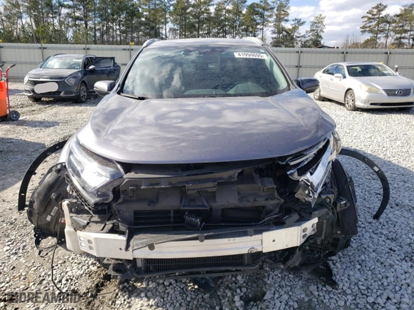 2022 Honda CR-V Hybrid Touring with VIN 5J6RT6H99NL005380, listed as a Copart auction lot 41994695 with 158,086 mi miles and Salvage Title. Bid and sale history available at carsss.com. Image 5.