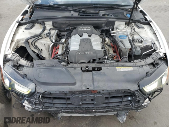 2014 Audi S5 Prestige with VIN WAUVGAFH7EN005272, listed as a Copart auction lot 51123045 with 113,937 mi miles and Salvage Title. Bid and sale history available at carsss.com. Image 12.