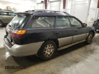 2001 Subaru Legacy Outback L.L. Bean with VIN 4S3BH806017673626, listed as a Copart auction lot 63878494 with 301,500 mi miles and Clean title. Bid and sale history available at DreamBid. Image 3.