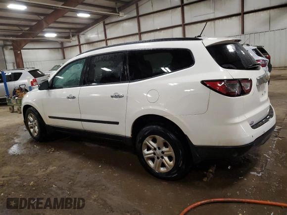 2013 Chevrolet Traverse LS with VIN 1GNKRFED5DJ184999, listed as a Copart auction lot 52169635 with 0 mi miles and Clean Title. Bid and sale history available at carsss.com. Image 2.