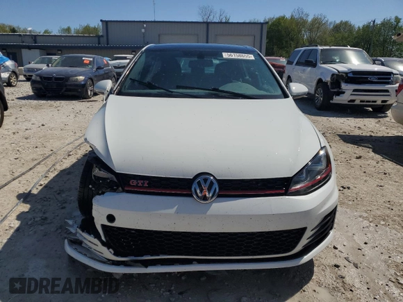 2017 Volkswagen GTI S с VIN 3VW547AU9HM012934, выставлен на аукционе Copart как лот 56158655 с пробегом 33 399 миль миль и Чистый • Clean title. История ставок и продаж доступна на DreamBid. Изображение 5.
