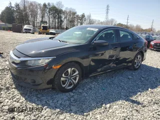 2017 Honda Civic Sedan LX with VIN 19XFC2F60HE010569, listed as a Copart auction lot 48873155 with 128,818 mi miles and Salvage Title. Bid and sale history available at carsss.com. Image 1.