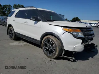 2015 Ford Explorer Sport with VIN 1FM5K8GT9FGC50976, listed as a Copart auction lot 59400745 with 163,952 mi miles and Salvage title. Bid and sale history available at DreamBid. Image 4.