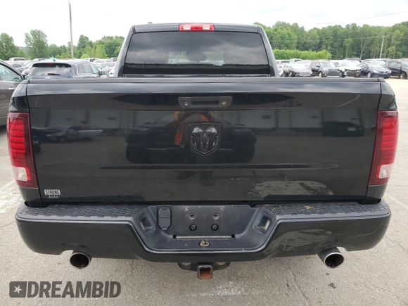 2015 Ram 1500 Tradesman with VIN 1C6RR7FT5FS666735, listed as a Copart auction lot 57380175 with 165,550 mi miles and Salvage title. Bid and sale history available at DreamBid. Image 6.