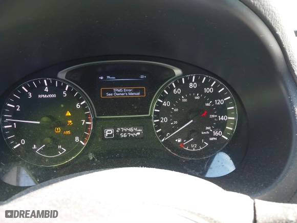 2013 Nissan Altima 2.5 SV with VIN 1N4AL3AP8DN532295, listed as a IAAI auction lot 41377631 with 274,464 mi miles. Bid and sale history available at carsss.com. Image 7.