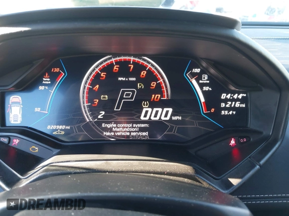 2021 Lamborghini Huracan z VIN ZHWUF5ZF7MLA16358, wystawiony jako IAAI lot #41407639 z przebiegiem 20 980 mil mil oraz . Historia ofert i sprzedaży dostępna na DreamBid. Obrazek 7.