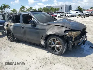 2022 BMW X3 sDrive30i with VIN 5UX43DP05N9K34156, listed as a Copart auction lot 51316835 with Not Provided miles and Salvage Title. Bid and sale history available at DreamBid. Image 4.