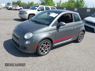 2012 FIAT 500 Sport with VIN 3C3CFFBR4CT303823, listed as a IAAI auction lot 42349347 with 145,773 mi miles and . Bid and sale history available at DreamBid. Image 2.