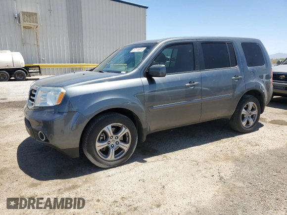 2012 Honda Pilot EX-L with VIN 5FNYF3H58CB037421, listed as a Copart auction lot 57116815 with 194,624 mi miles and Salvage title. Bid and sale history available at DreamBid. Image 1.