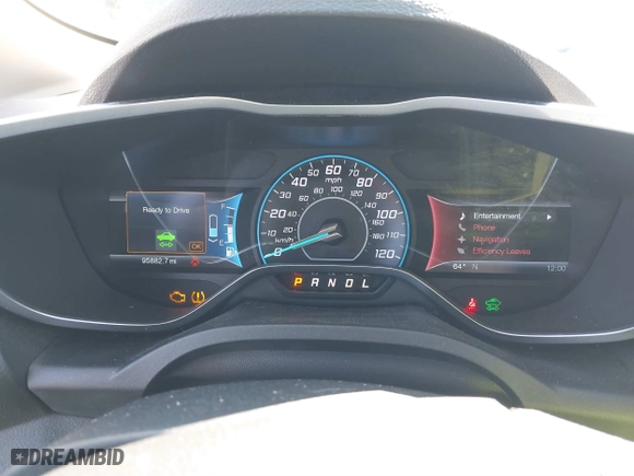 2014 Ford C-Max Energi SEL with VIN 1FADP5CU3EL513103, listed as a IAAI auction lot 41728996 with 95,882 mi miles. Bid and sale history available at carsss.com. Image 7.