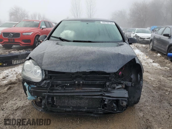 2009 Volkswagen Rabbit S with VIN WVWDA71K19W146831, listed as a Copart auction lot 83756164 with 256,383 mi miles and Salvage title. Bid and sale history available at DreamBid. Image 5.