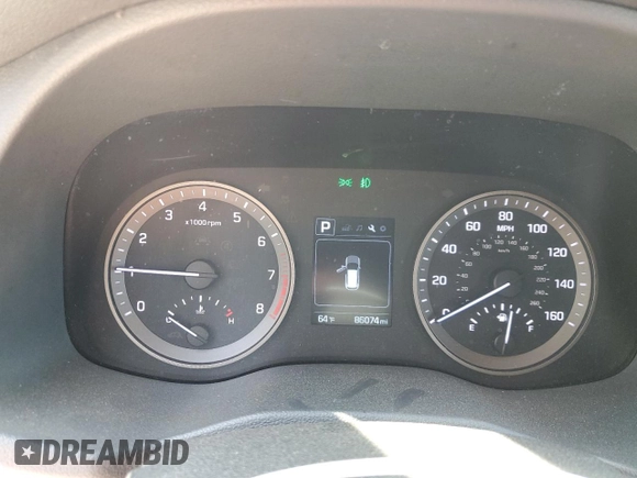 2017 Hyundai Tucson SE with VIN KM8J33A41HU506970, listed as a Copart auction lot 52351705 with 86,074 mi miles and Salvage Title. Bid and sale history available at DreamBid. Image 9.