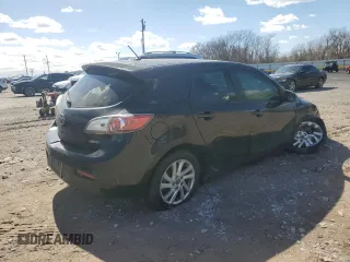 2013 Mazda 3 i Touring with VIN JM1BL1L71D1842795, listed as a Copart auction lot 47854375 with 131,672 mi miles and Salvage Title. Bid and sale history available at carsss.com. Image 3.