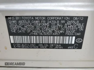2013 Lexus GS 350 with VIN JTHBE1BL5D5014457, listed as a Copart auction lot 50308905 with 63,099 mi miles and Salvage Title. Bid and sale history available at carsss.com. Image 14.