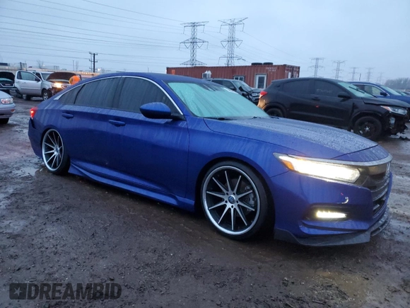 2019 Honda Accord Sport with VIN 1HGCV2E32KA024859, listed as a Copart auction lot 86628144 with 32,928 mi miles and Salvage title. Bid and sale history available at DreamBid. Image 4.