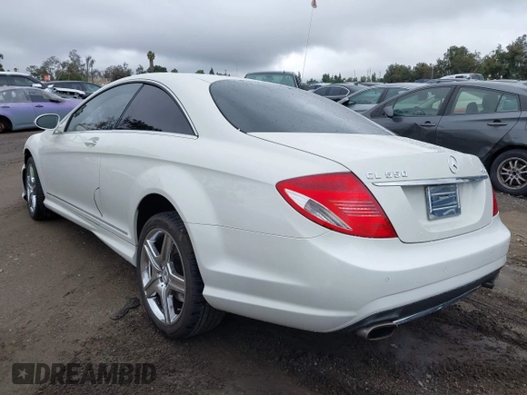 2009 Mercedes-Benz CL 550 with VIN WDDEJ86X09A020980, listed as a IAAI auction lot 41442823 with 132,841 mi miles and . Bid and sale history available at DreamBid. Image 3.
