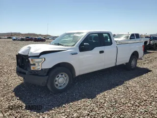 2016 Ford F-150 XL with VIN 1FTFX1CF2GKD82736, listed as a Copart auction lot 89017315 with 154,416 mi miles and Salvage Title. Bid and sale history available at carsss.com. Image 1.