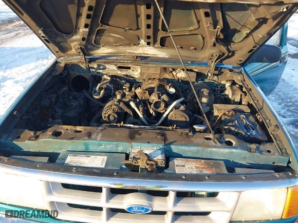 1994 Ford Ranger Splash with VIN 1FTCR15XXRPA13387, listed as a IAAI auction lot 41265922 with 1 mi miles. Bid and sale history available at carsss.com. Image 10.