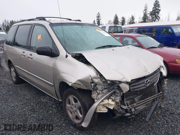 2001 Mazda MPV DX with VIN JM3LW28Y810184260, listed as a IAAI auction lot 41148164 with 237,533 mi miles. Bid and sale history available at carsss.com. Image 6.