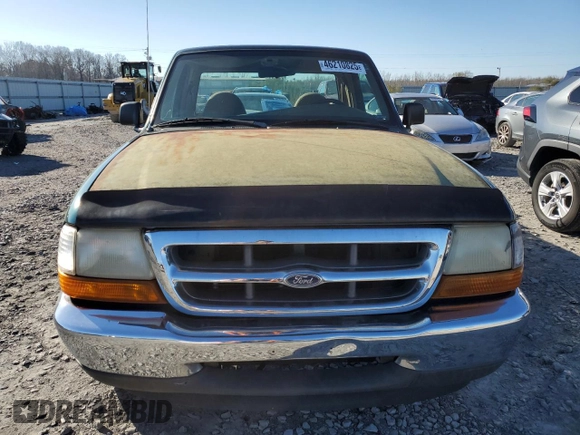 2000 Ford Ranger XL with VIN 1FTYR10V2YPA68278, listed as a Copart auction lot 46210825 with 166,183 mi miles and Salvage Title. Bid and sale history available at carsss.com. Image 5.