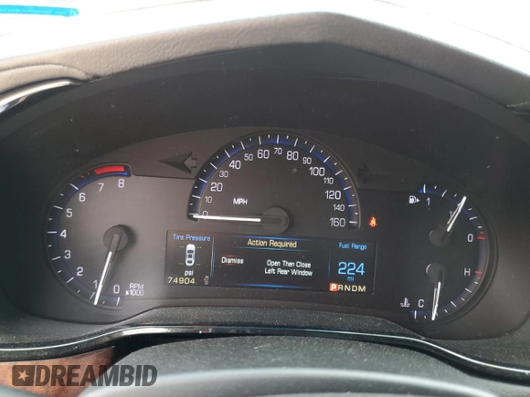 2014 Cadillac CTS Luxury RWD with VIN 1G6AR5S31E0127428, listed as a Copart auction lot 51068084 with 74,904 mi miles and Clean Title. Bid and sale history available at carsss.com. Image 9.