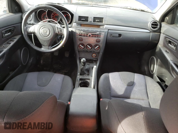 2007 Mazda 3 S Sport with VIN JM1BK323X71603764, listed as a Copart auction lot 80986284 with 129,811 mi miles and Non Repairable. Bid and sale history available at carsss.com. Image 8.