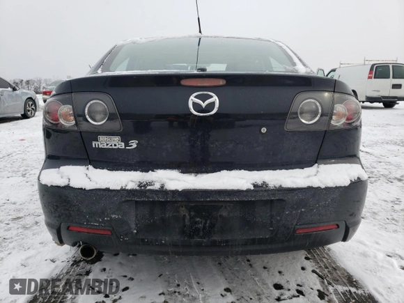 2007 Mazda 3 S Sport with VIN JM1BK323371681626, listed as a Copart auction lot 46174595 with 160,731 mi miles and Clean Title. Bid and sale history available at carsss.com. Image 6.