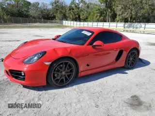 2014 Porsche Cayman S with VIN WP0AB2A80EK191347, listed as a Copart auction lot 88037055 with 67,754 mi miles and Salvage Title. Bid and sale history available at DreamBid. Image 1.
