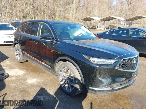 2023 Acura MDX w/Technology Package with VIN 5J8YE1H47PL018815, listed as a IAAI auction lot 41849145 with 28,045 mi miles. Bid and sale history available at carsss.com. Image 1.