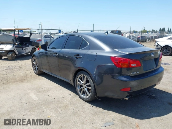 2007 Lexus IS 350 with VIN JTHBE262575015278, listed as a IAAI auction lot 42572142 with 159,701 mi miles and . Bid and sale history available at DreamBid. Image 3.