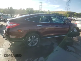 2015 Honda Crosstour EX-L with VIN 5J6TF2H54FL003721, listed as a Copart auction lot 70856974 with 117,389 mi miles and Salvage Title. Bid and sale history available at carsss.com. Image 3.