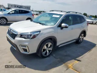 2020 Subaru Forester Touring with VIN JF2SKAXC8LH595843, listed as a Copart auction lot 60538815 with 56,576 mi miles and Salvage title. Bid and sale history available at DreamBid. Image 1.